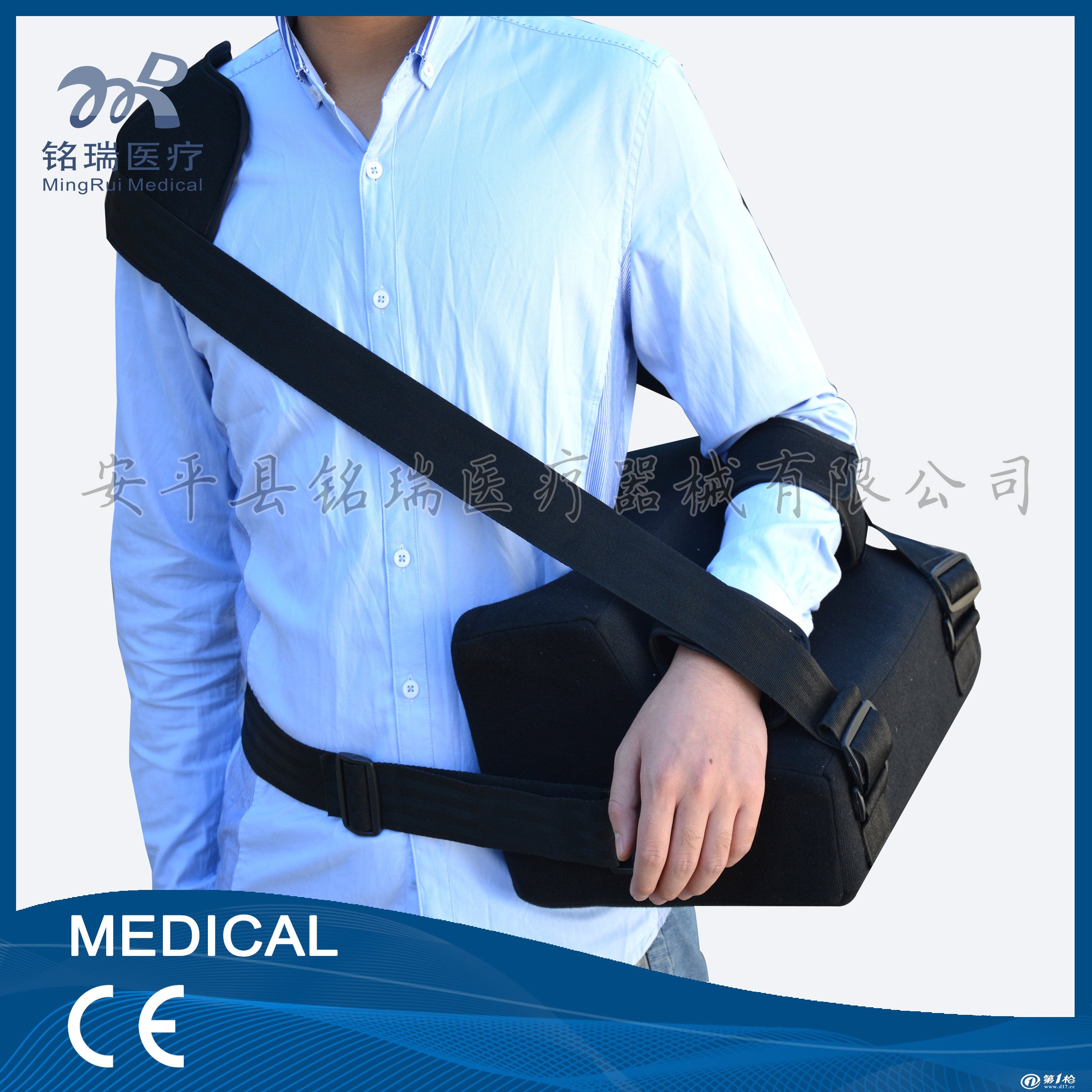 因为佩戴舒适方便,肩部外展支架已成为肩部绷带和石膏的最佳代 用品