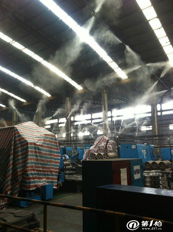 供应车间人造雾喷雾降温设备工厂喷雾降尘设备户外喷雾降温环保