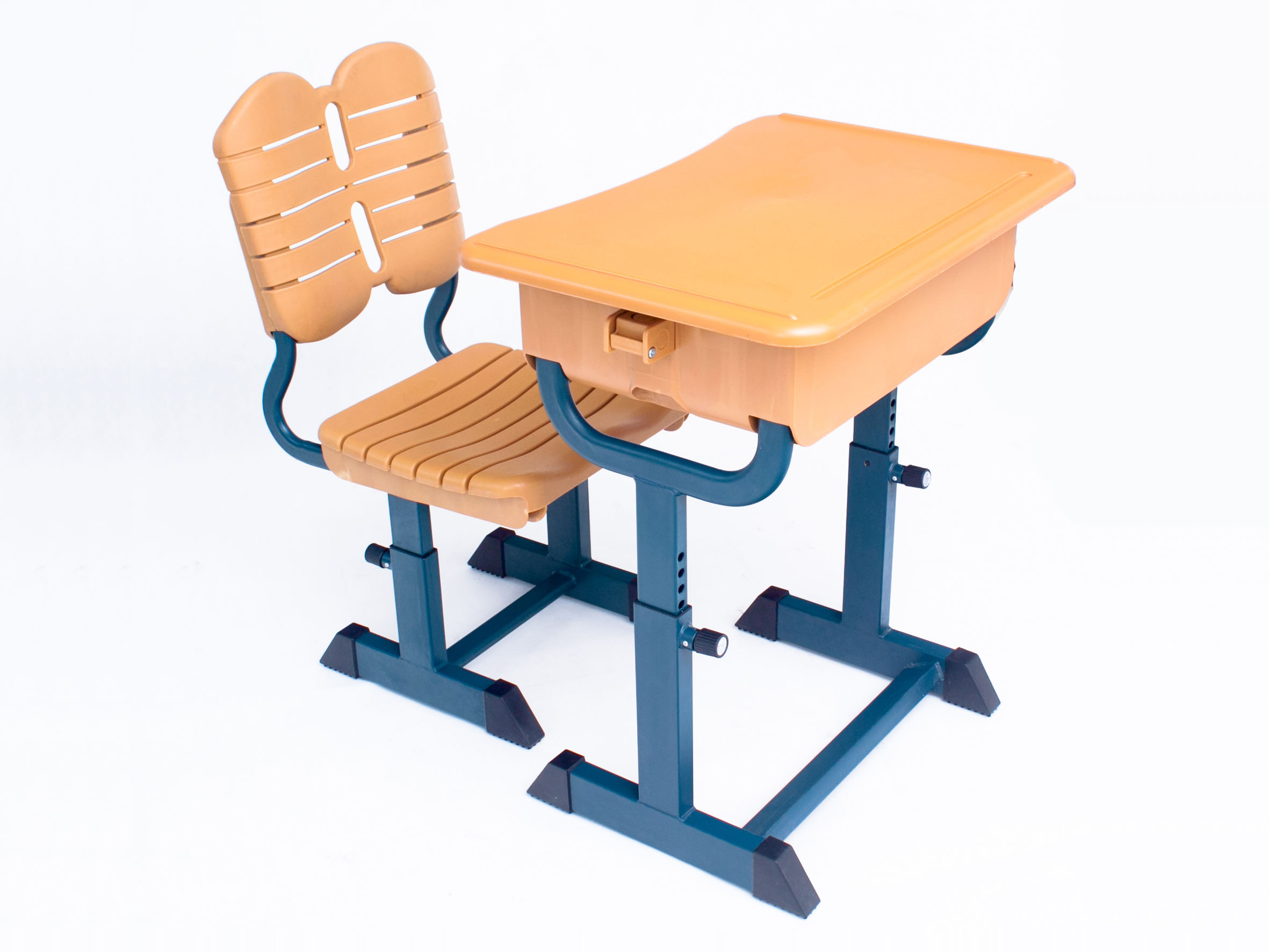 双人学生课桌椅 中小学生辅导补习教育机构课桌椅 厂家直销-阿里巴巴