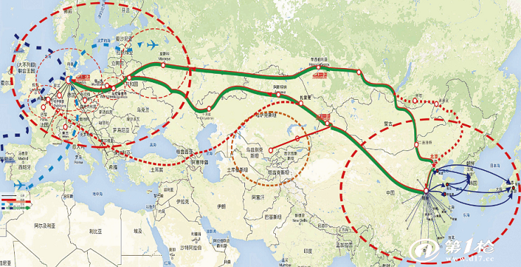 中欧铁路快运与物流 铁路货运地图 铁集装箱运输货代