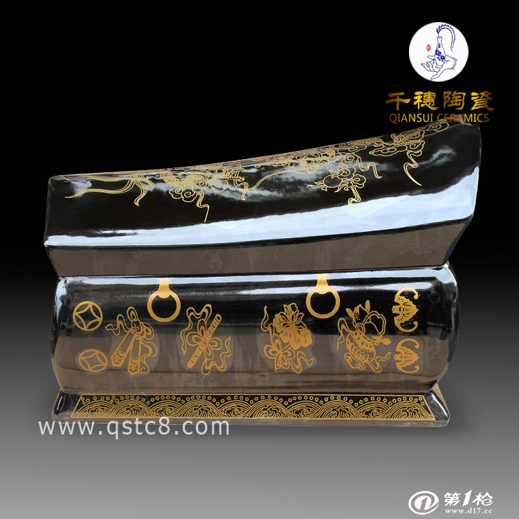 揭秘乌金龙凤棺材是怎么炼成的 高档棺材乌金龙凤图案