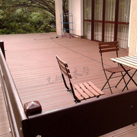 阳台木塑地板给家里增添一丝欧美范儿