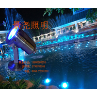 娱乐场所喷水池彩色圆形LED水下灯欢迎致电咨询