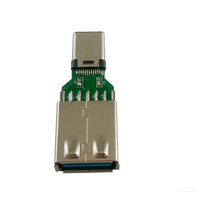 USB 3.1公头type-c连接type-c母座