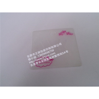 东莞正扬定制生产精美彩色丝印透明PVC发夹卡