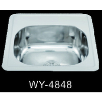 俄罗斯 中亚 欧洲*不锈钢厨房水槽WY-4848