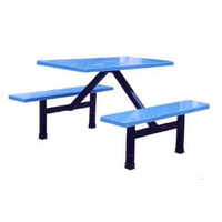 厂家*2016玻璃钢餐桌椅学校食堂餐桌椅