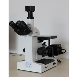 三目倒置金相显微镜4XC-W