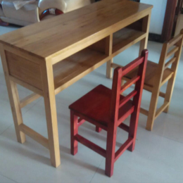 江西课桌椅实木多人课桌椅