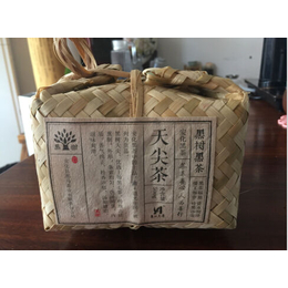 黑树茶厂500g篓装天尖传统黑茶团购价格实惠