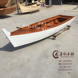 欧式木船 欧式手工定制一头尖木船