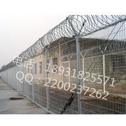 ****防攀爬刺网  监狱刺绳护栏网  厂区铁丝网围栏