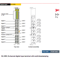 EL1258-德国倍福beckhoff端子模块