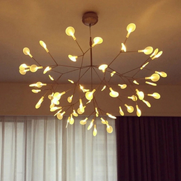 现代简约创意吊灯客厅餐厅萤火虫树枝个性艺术吊灯亚克力酒店