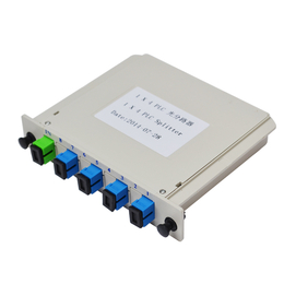 光分路器1分4插卡式SC口光纤光分器电信级品质
