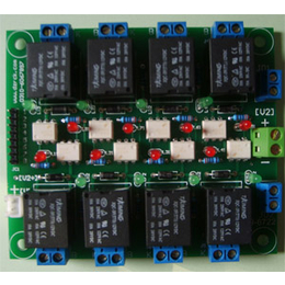 大自然TTL信号控制光藕隔离8路继电器板