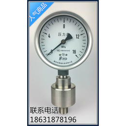 焊接一体式不锈钢隔膜压力表YTNP-100MLBF厂家*
