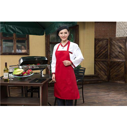松子红服装(图)|纯棉厨师围裙|厨师围裙