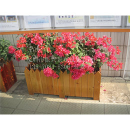 惠州环保木花箱 花钵 花盆 各种造型景观花盆定做