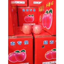 陕西*水晶纸袋红富士苹果价格 陕西红富士苹果基地批发