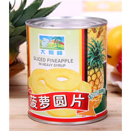 广州菠萝片罐头生产厂家|休闲食品菠萝片罐头生产厂家|小象林