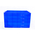 蓝色塑料周转箱 575-350塑胶周转筐加厚收纳中转箱可配盖缩略图2