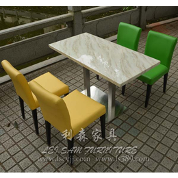 广州大理石桌子 简约 餐厅家具 中餐厅咖啡厅西餐厅桌椅