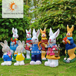 模型*上海升美兔子玻璃钢雕塑卡通模型摆件雕塑定制厂0