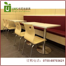 好先生水饺南山店快餐桌椅工程案例图片美观大气的快餐桌椅