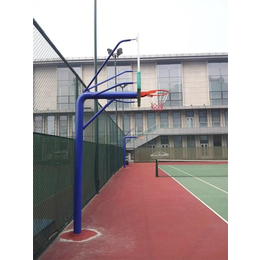 地埋圆管篮球架,天津奥健体育用品厂,地埋圆管篮球架多少钱