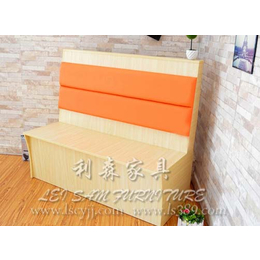 深圳沙发桌椅定制 茶餐厅家具 实木 休闲咖啡厅沙发卡座