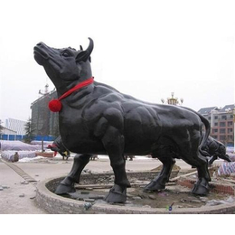 贵州定做大型铜牛雕塑|恒保发雕塑|厂家定做大型铜牛雕塑