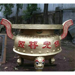 广东寺庙香炉_寺庙香炉定做_旭升铜雕