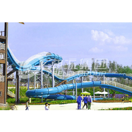 广州潮流厂家定制水上设备天津欢乐海魔方乐园水上飞龙滑梯设备缩略图