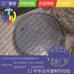 天津弱电球墨铸铁井盖 天津市政工程路电缆井盖厂家批发井盖规格