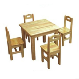 多人*园课桌椅实木桌椅