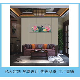 定做硬包刺绣背景墙卧室沙发床头刺绣软包海绵皮革杭州生产厂家