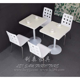 深圳奶茶甜品店桌子 西餐桌 咖啡厅大理石餐桌 饭店餐桌缩略图