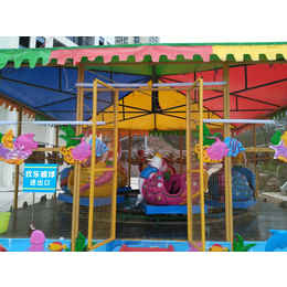 金娃娃游乐 8米场地16人欢乐喷球车儿童游乐项目