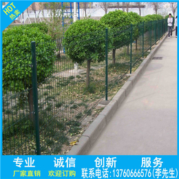 镀锌马路围栏广东波形板广州市政护栏车间护栏浸塑护栏网