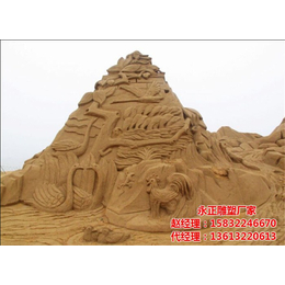 曲阳永正园林有限公司**** 沙雕制作沙雕设计海滩沙雕制作