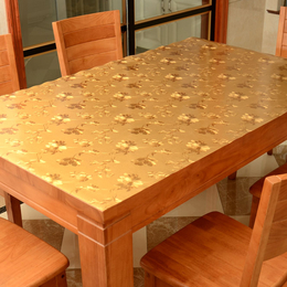 3d立体水晶板软玻璃朔料桌垫 台布 防水免洗餐桌布
