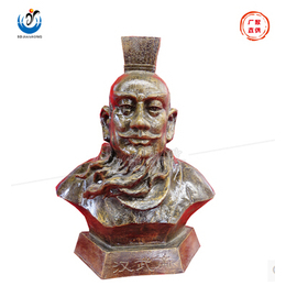 汉武帝头像模型仿青铜历史人物头像校园文化摆件工艺艺术品