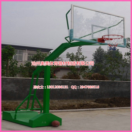邢台市小区篮球架介绍钢化玻璃篮板效果图