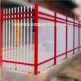郑州锌钢方管围栏 围墙护栏 河南新乡工厂学校围墙栅栏生产厂家
