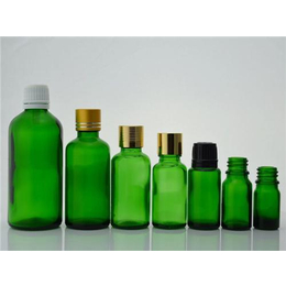 广州长青玻璃(图)、绿色精油瓶、广州精油瓶