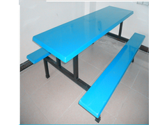 KS-蓝色玻璃钢餐桌椅