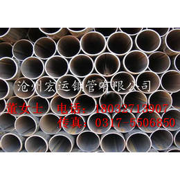 河北沧州宏运DN40直缝镀锌钢管1.5寸  GB3091