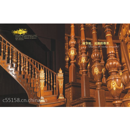 供应普洛瑞斯品牌楼梯弧形实木楼梯别墅欧式风格
