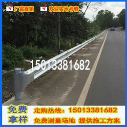 惠州双波护栏包安装 公路波形梁护栏 防撞栏防护波形梁厂家
